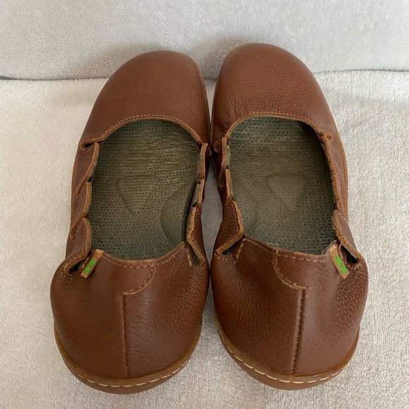 SOLD El Naturalista Women EU 40 US 9 Viajero Slipper Flat Shoe Leather brown - Picture 15 of 16